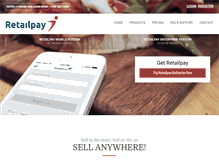 Tablet Screenshot of myretailpay.com